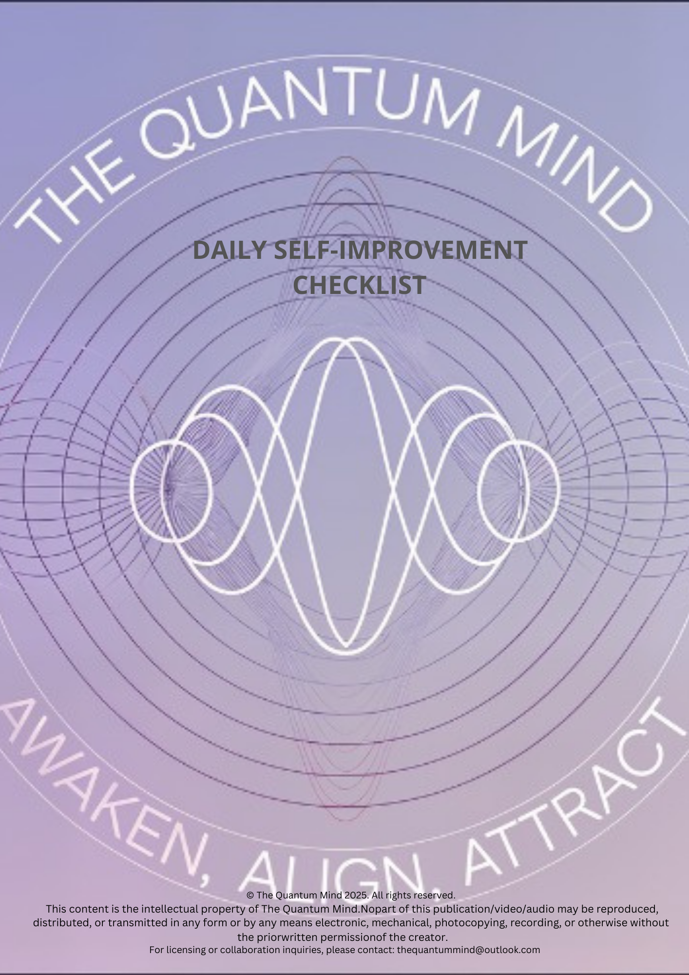 Self-Improvement Checklist – Your Daily Guide to Growth & Success
