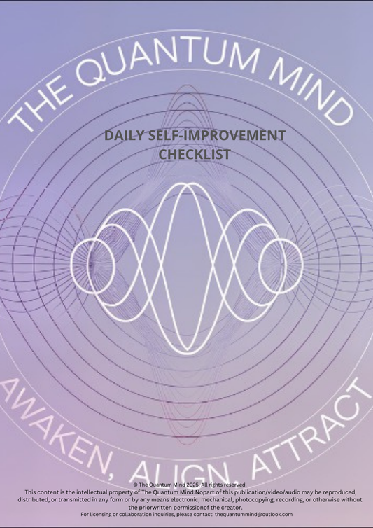 Self-Improvement Checklist – Your Daily Guide to Growth & Success