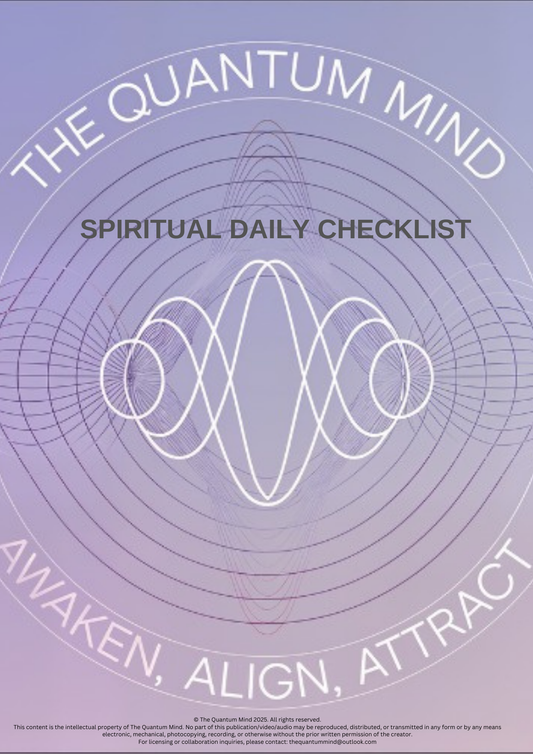 Spiritual Daily Checklist – Align Your Mind, Body & Soul Each Day